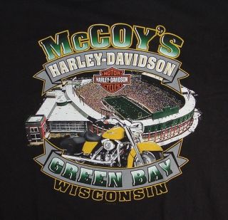 HARLEY DAVIDSON tshirt ~Size 2XL~ McCoys Green Bay WI We 