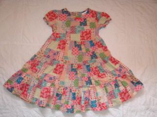 Hanna Andersson Quilting Bee Patchwork Dress Twirl 110 4 5 6