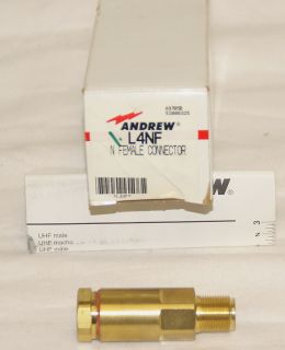 New Andrew Ringflare N Male Connector L4NF