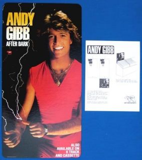 Andy Gibb The Bee Gees 1980 Mint Store Display