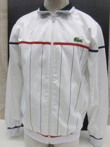 NWT~MENS~LACOSTE ~SPRING 2013~Andy Roddick Full Zip Track JACKET~With 
