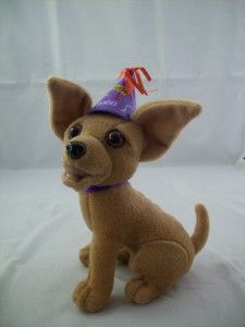 Plush Official Taco Bell Happy New Year Chihuahua Dog
