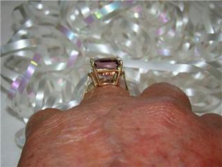 10k yg awesome anahi ametrine diamond ring size 7