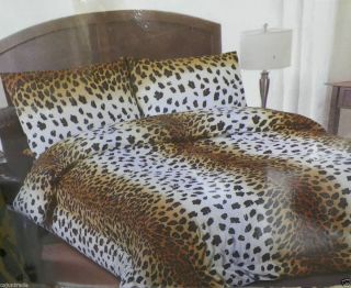 Set Leopard Print Comforter Sheets