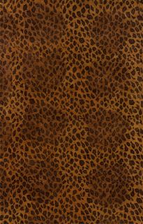   Animal Print Area Rug Stunning Wool Cheetah Leopard Carpet