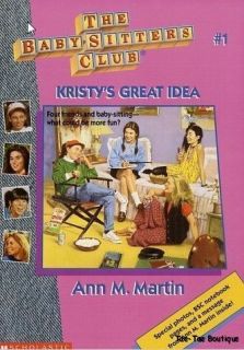 The Baby Sitters Club Book 1 1 Kristys Great Idea Ann M Martin