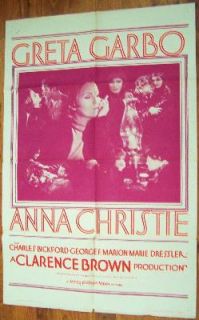 ANNA CHRISTIE GARBO + MORE ~ ~ ~ 3 Original 1930s CLASSIC US Movie 