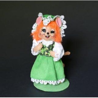 Annalee Primitive Doll St Pats Day Bella The Irish Lass Mouse ★ RARE 