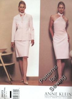 Pattern Vogue Woman Anne Klein 2002 Sz 12 16 Jacket Skirt Top New 
