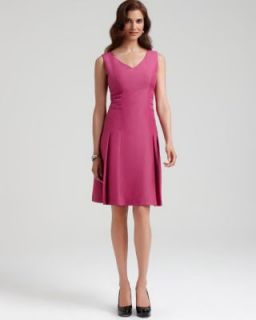 Anne Klein New Pink Pleated V Neck Sleeveless Wear to Work Dress 8 