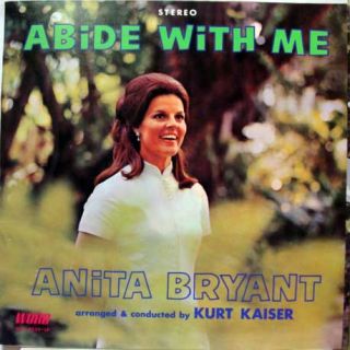 anita bryant abide with me label word records format 33 rpm 12 lp 