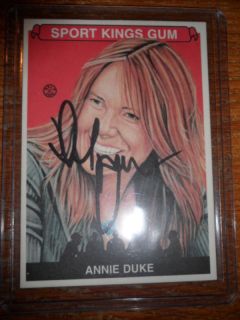 2008 Sportkings Annie Duke Card w Daniel Negreanu Auto