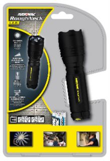 RAYOVAC ROUGHNECK 200 LUMEN 3 AAA LED TACTICAL FLASHLIGHT WITH 