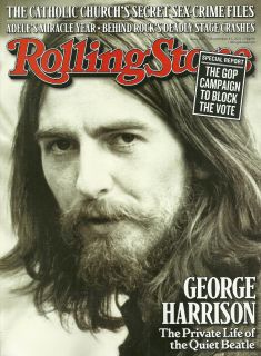 George Harrison Aziz Ansari Adele September 15 2011 Rolling Stone 