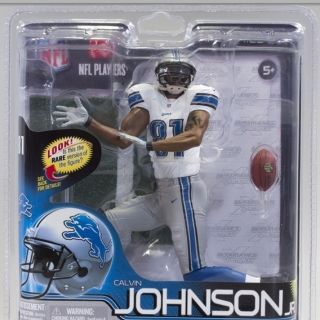 Calvin Johnson Mcfarlane Nfl 30 Lions White jersey variant chase CL To 