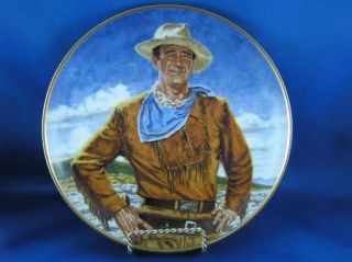 The Duke John Wayne Collector Plate The Franklin Mint