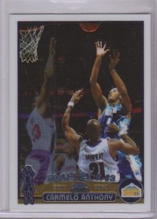 2003 04 Topps Chrome Carmelo Anthony RC KNICKS