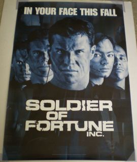 SOLDIER OF FORTUNE MOVIE POSTER SS ORIGINAL 27x39