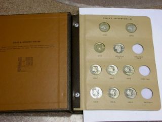 1979 1981 10 Coins Susan B Anthony Dollar Dansco Album ID M703