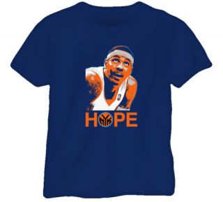 Carmelo Anthony Hope New York Baskeball T Shirt