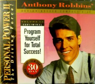 ANTHONY ROBBINS PERSONAL POWER II NEW SHRINKWRAPPED CDs VOLUME 11 2 