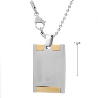 ANTHONY Wonderful New Pendant Made of Grey Leather and Stainless steel 