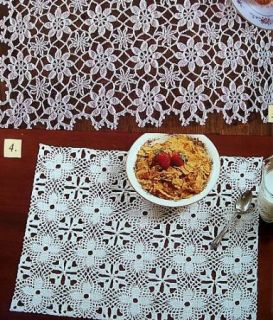 Crochet Classics Doilies, Tablecloths, Place Mats