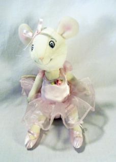 Angelina Ballerina Plush Mouse Doll American Girl Pink Tutu Poseable 
