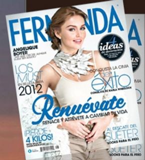New Angelique Boyer Fernanada Mexican Magazine