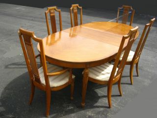 Vintage French Provincial Diningroom TABLE Six CHAIRS Thomasville 