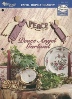 Peace Angel Garland 7 Mesh TNS Plastic Canvas Pattern