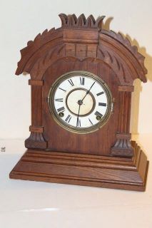 Antique Ansonia Kitchen Shelf Mantel Clock