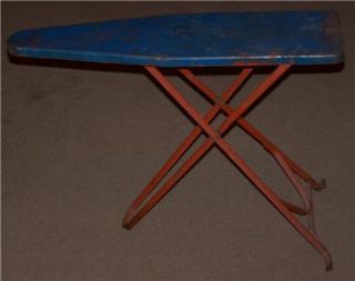 antique toy folding metal ironing board 1940 s