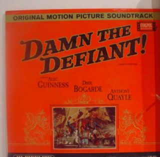 Soundtrack Damn The Defiant LP VG CP 511 Vinyl 1962 Record
