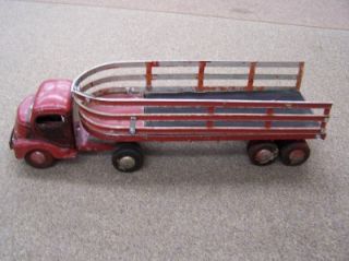   Miller California Toy Truck Cattle Hauler Antique Collectible