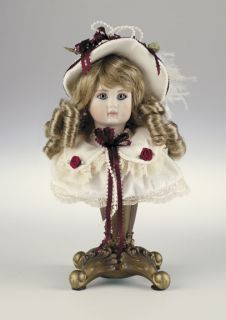 Marie Osmond Antonia Victorian Porcelain Head Holiday Ornament Mary 