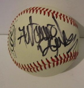 Antonio Banderas Hand Signed Baseball Unique Item 1 1