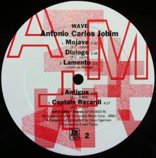 ANTONIO CARLOS JOBIM wave LP Mint  Half Speed Master Audiophile 1983 A 