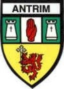 Antrim GAA Irish County Crest Logo Decal Sticker
