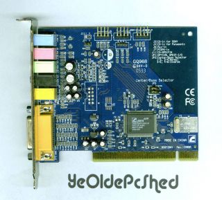 AOpen AW850 Cobra PCI Rev.CM09A Sound Card with C3DX CMI 8738 Audio 