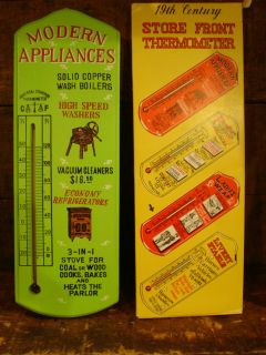 Vintage Reproduction Store Front Thermometer Modern Appliances