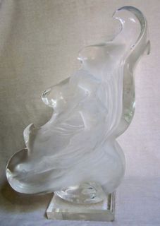 Ann FROMAN Signed 1987 Original Cast Acrylic Sculpture Dancing Waters 