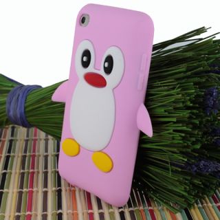   Penguin Silicone Soft Case Cover Skin For Apple iPod Touch 4G 4th Gen