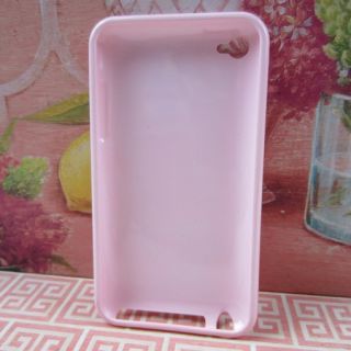 Apple iPod Touch 4 4G Pink Minnie Mouse Disney Rubber Silicone Skin 