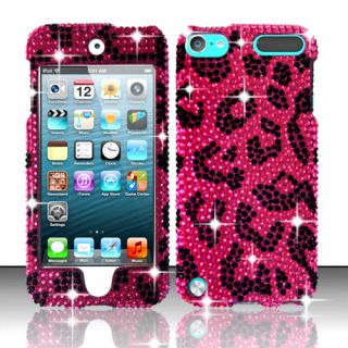 generation ipod touch 5 itouch 5 5th leopard hotpink black