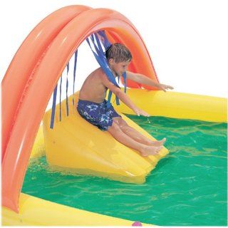 Tropical Island Inflatable Pool w Sprinklers BNIB