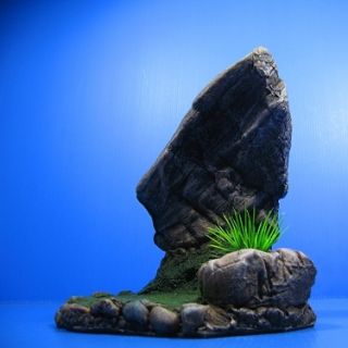 Mountain Aquarium Ornament Tree Rock Cave Stone Hide
