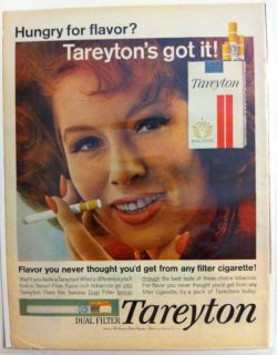 1963 Vintage Ad   Tareyton Dual Filter Cigarettes