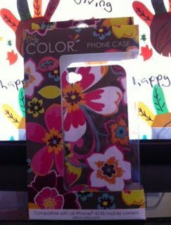 All for Color Cell Phone Case iPhone 4 4S MIB Vera Bradley Floral 