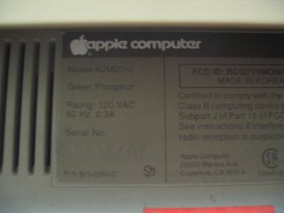 Apple IIe Vintage Desktop Computer W/Monitor & DuoDisk